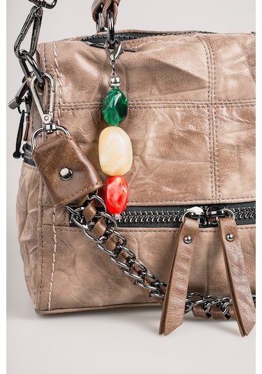 Ççs Kadın Omuz Çantası Ccs18030 Vizon Vizon