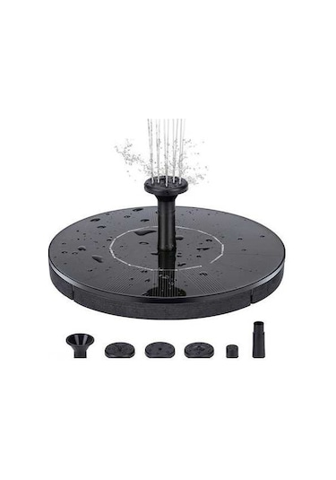 Ulzyvf Güneş Paneli Dış Mekan Havuz Kuş Banyosu Çeşmesi Işıkları, Patio Bahçe Su Çeşmesi Diğer