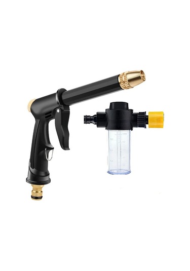 Techtic Yüksek Basınçlı Ayarlanabilir Köpük Hazneli Su Tabancası