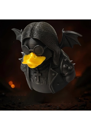 Fochsia Siyah Ördek Masa Üstü Aksesuarı Ofis Oda Dekoru Rock Tarzı