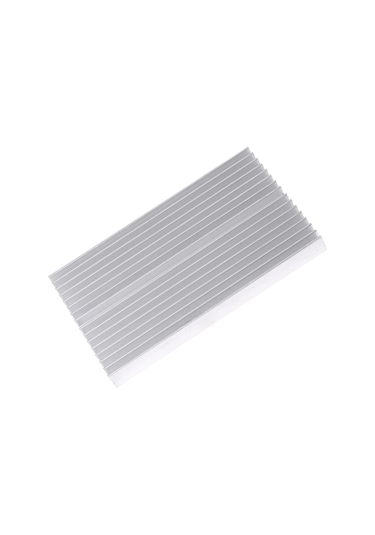Fosenze Alüminyum Isı Sink 100x60x10mm - Yüksek Soğutma Kapasitesi, Dayanıklı Malzeme İle Elektronik Cihazlar İçin Uygun