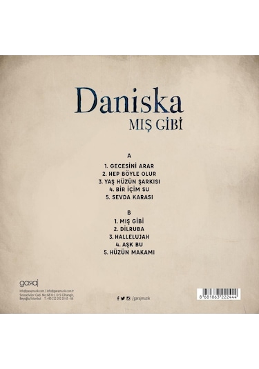 Daniska - Mış Gibi Plak