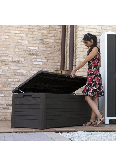 Cushion Box Florida Bahçe Dolabı Antrasit