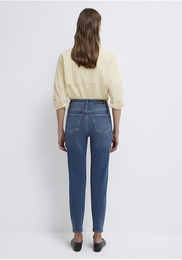 Mavi - Star Gold Shape Puslu Koyu Mavi Jean Pantolon 101077-90534 Koyu Mavi