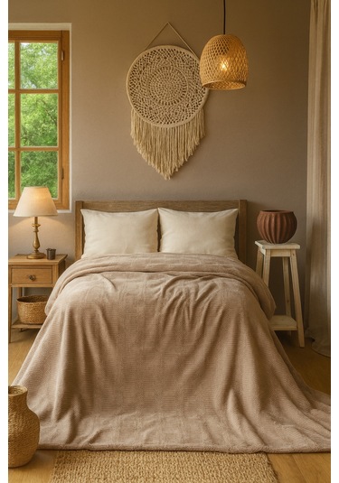 Vıncent Battaniye 160 220 Bej Bej