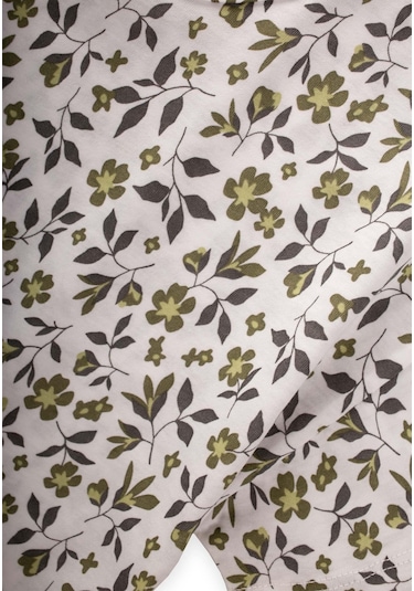 Cigit Desenli T-shırt Takım 1-7 Yaş Ekru Ekru