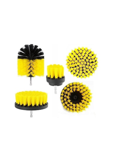 3'lü Matkap Ucu Banyo Küvet Duşakabin Araba Tekerliği Koltuk Yıkama