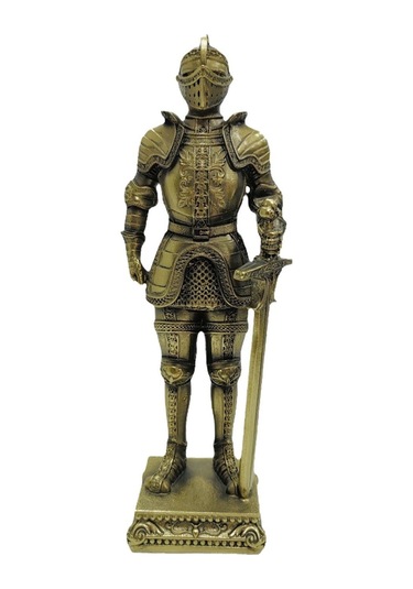 Suntek Magideal Ortaçağ Şövalye Heykeli Soyut Sanat Heykel Bronz