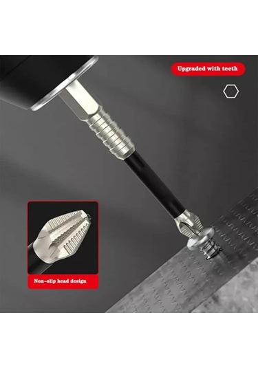 Highmagnety Tornavida Matkap Ucu, Ömür Boyu Matkap Bitleri, Antislip Dayanıklılığı Manyetik Elektrikli Tornavida Seti, 25 50 65 70 90 150 Mm 2 Set