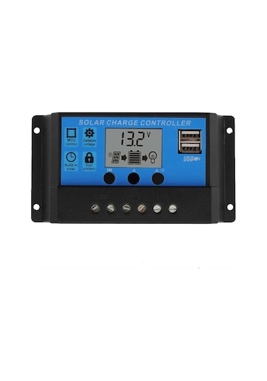 Unichrome 10A Dijital Solar Şarj Akü Kontrol Cihazı