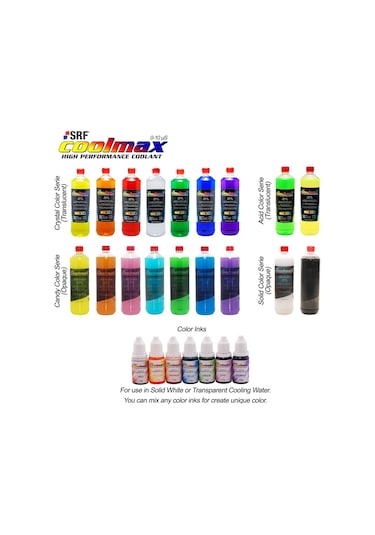 Srf Coolmax Bilgisayar Soğutma Sıvısı 1000ML Kristal Transpar