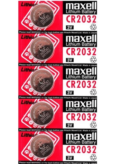 Maxell CR2032 Pil 5 Adet