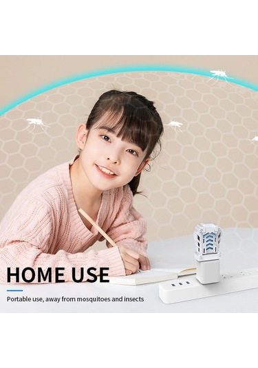 Ebitda Usb Prizli Taşınabilir Sivrisinek Kovucu Isıtmalı Sivrisinek Katili, Beyaz, Kamp Yürüyüş İçin 4 Tablet Beyaz