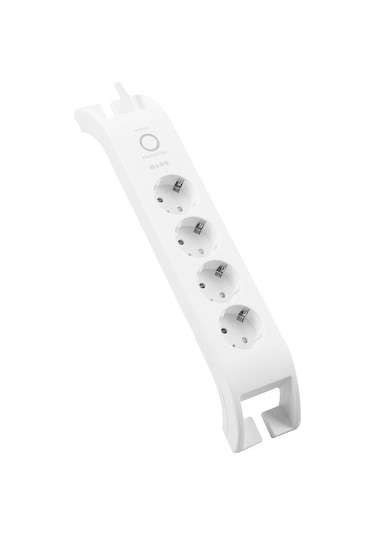 S-Link SPG3040 3G1.5mm2 900J 4'lü Akım Korumalı Priz 2 Metre Beyaz