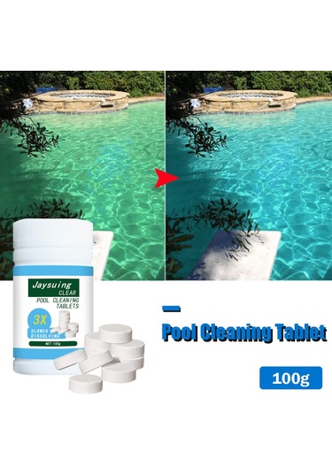 Yifomall Havuz Temizleme Tabletleri - 100g Güçlü Dezenfektan & Hijyen Sağlar