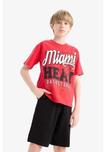 DeFacto Erkek Çocuk Beli Lastikli Basic Düz Şort B5867A825SMBK27