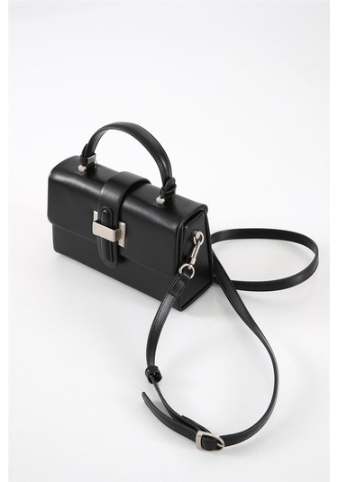 Ççs 17569 Kadın Omuz Askılı El Çantası-siyah Siyah