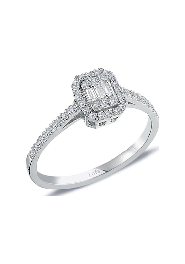 Lova 0,25 Karat Baget Pırlanta Yüzük - 1010346