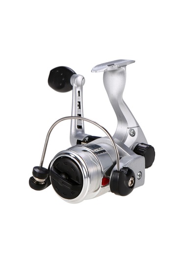 Qingmipy 1.0m Uzunlukta Gümüş Renkli Mini Spinning Makine Ve Kalem Tipi Uzatılabilir Olta Seti - 5.1:1 Diş Oranı, Anti-ters Sistemi