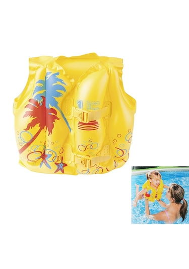 Bestway Tropical Desenli Can Yeleği 41 Cm 32069 Çok Renkli