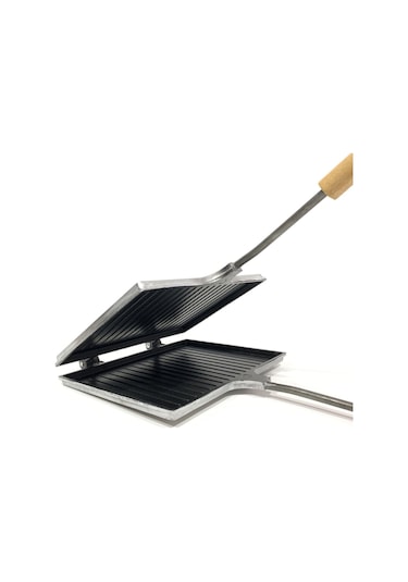 Taşhan T-0082 İçi Teflonlu Ocak Üstü El Tost Makinesi-23x17.5 CM