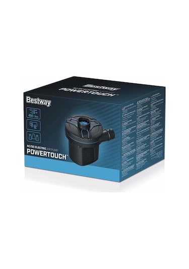 Bestway Powertouch Ac/dc Electric Air Pompa 12v/30w Siyah