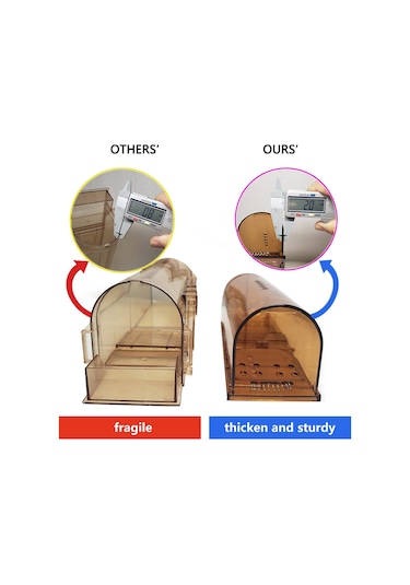 İnsani Fare Tuzağı, Öldürmeden Fare Yakalama Ve Serbest Bırakma, İç Mekan/dış Mekan İçin Yeniden Kullanılabilir, Çocuklar Ve Evcil Hayvanlar İçin Güvenli, Kemirgenler, Voles, Hamsterlar, Toprak Yeşil