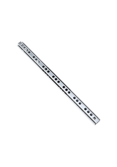 Teleskobik 17mm Çekmece Rayı Gömme Bilyeli İnce Ray 17mm 40,6cm 4 Takım Krom Çok Renkli