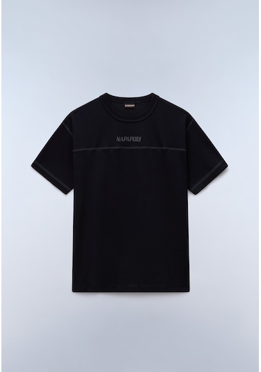 Napapijri S-umbra Ss Erkek T-shirt-31971 Siyah