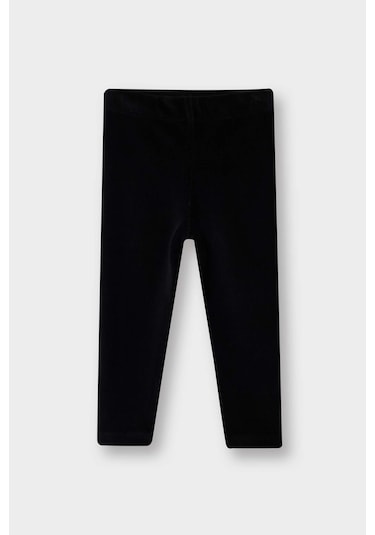 Defacto Kız Bebek Düz Paça Fitilli Kadife Tayt Y1083a225wnbk81 Siyah