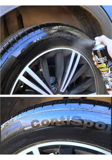 Premium Lastik Parlatıcı Tampon Parlatıcı Koruyucu Aerosol Sprey 500 Ml