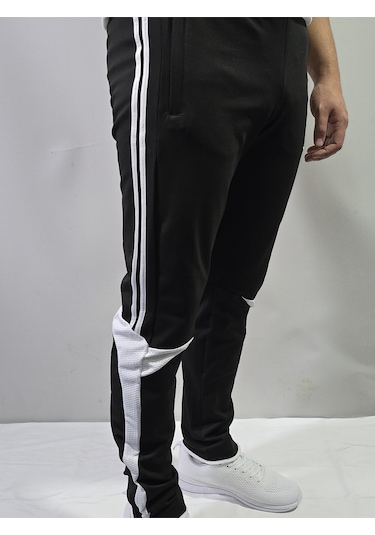 Jump Erkek Scuba Slim Fit Eşofman Altı Siyah/beyaz Jump Erkek Scuba Slim Fit Eşofman Altı Siyah/beyaz