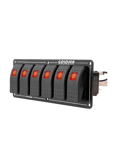 Goldsea Switch Panel Slim Model 6 Anahtar