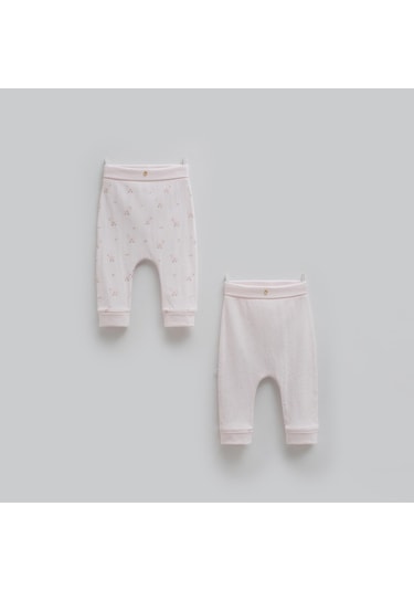 Caramell 2'li Patiksiz Pantolon Apk2262 Pembe