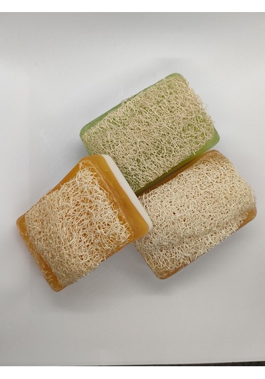 Doğal Kabak Lifli Ballı Eşek Sütü + Keçi Sütü + Aloe Vera 3'lü Sa