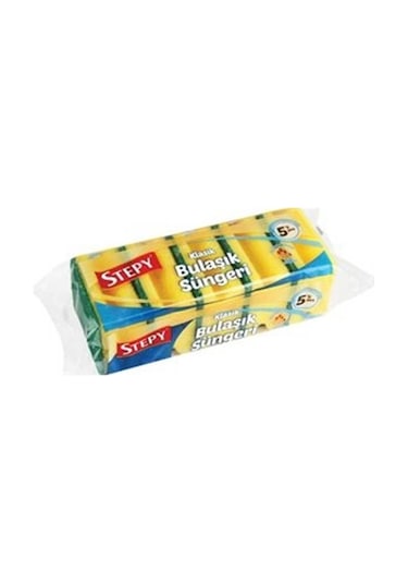 Stepy Oluklu Bulaşık Süngeri 5'li