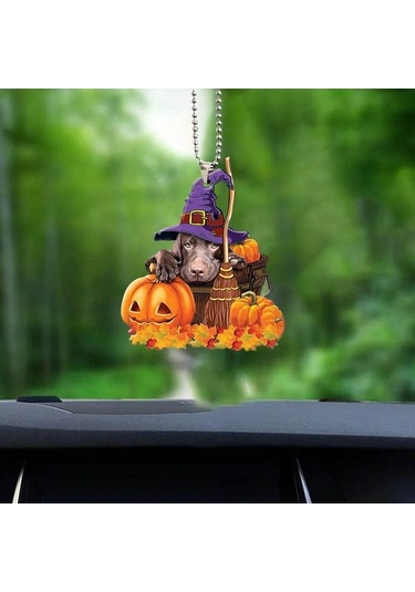 Trendooze Homyl Cadılar Bayramı Balkabağı Kolye Ev Dekor Aksesuar Stil-a