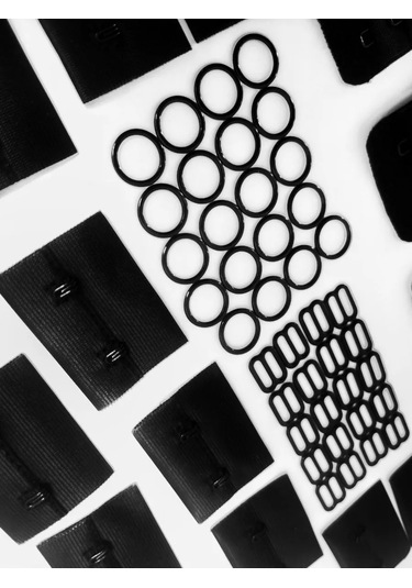 Sweet Night Sütyen Kopçası, 10 Adet + 20 Halka Ve Ayarlaıcı 214021866