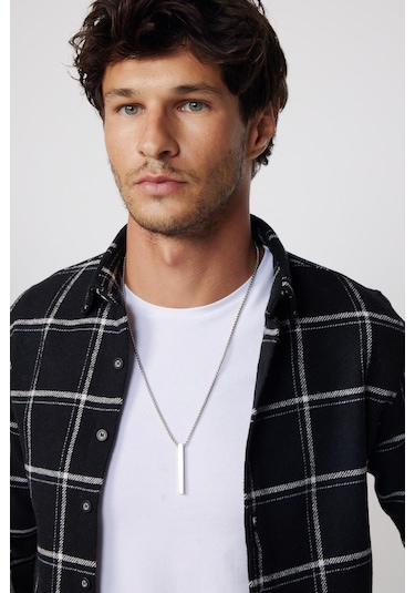 Tudors Slim Fit Dar Kesim Cepli Kareli Oduncu Erkek Gömlek-28532-multi Çok Renkli