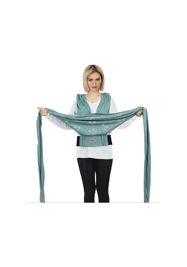 Sevi Bebe Art 571-15 Destekli Giymeli Sling Turkuaz