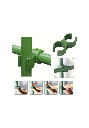 Gateesat 30 Adet 16 Mm Ayarlanabilir Bitklip Sarmaşık Ve Asma Destek Klipsi