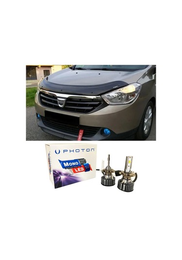 Dacia Lodgy Uzun Led Xenon Kısa Far Ampulü H4 Mono Yeni Seri Beyaz