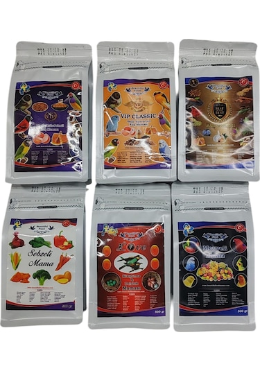 Beautifulfood Mama 500 Gr Lık 6 Set Classic+kurtlu+best+meyveli+sebzeli +love