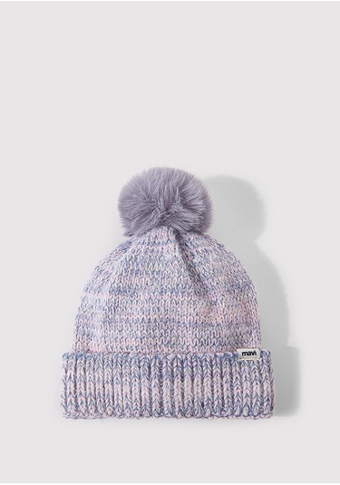 Mavi - Ponponlu Lila Bere 1912799-34525 Lila