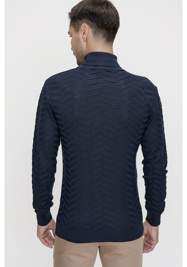 Tr 836 Lacivert Balıkçı Triko Lacivert