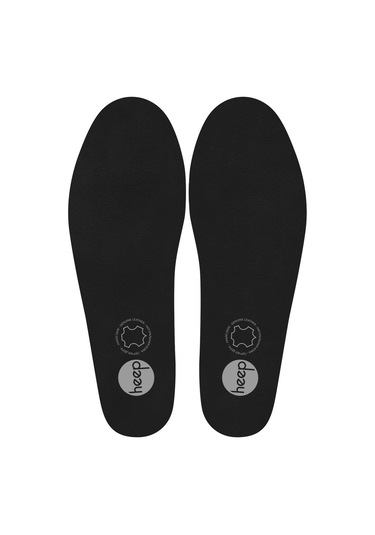 Heep Hakiki Deri Ve Anatomik Siyah 35-45 Numara Ayakkabı İç Tabanlığı Siyah