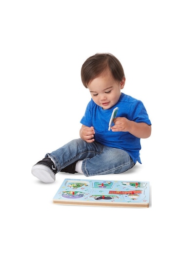 Melissa And Doug Ahşap Sesli Yapboz Ingilizce Çocuk Şarkıları 2