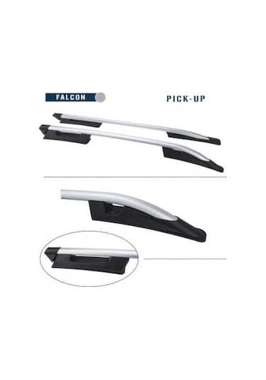 Niken Nissan Navara Tavan Çıtası Port Bagaj Taşıyıcı Falcon Gri 2015+ Np300