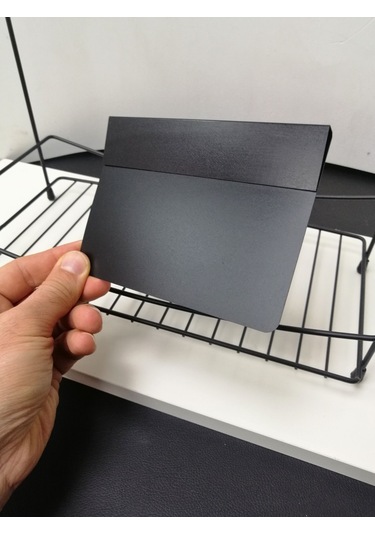 10 Adet Silinebilir Karatahta Siyah Etiket 14 x 10 CM Tel Raflar 8mm