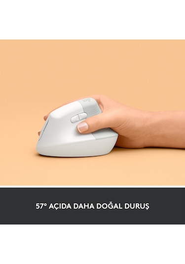 Logitech Lift Sessiz Kablosuz Ergonomik Dikey Mouse